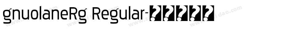 gnuolaneRg Regular字体转换